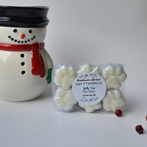 Winter Scented Soy Wax Melts Cinnamon Paw Shape 2.5oz great for gifts - Picture 3 of 5
